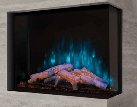 Modern Flames 42 Inch Sedona Pro Bay Front Peninsula Electric Fireplace