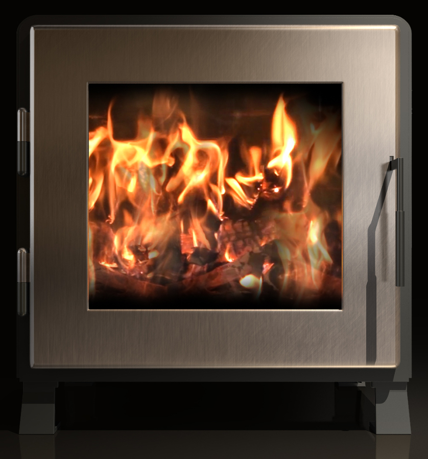 MF Fire Nova Wood Burning Stove Door