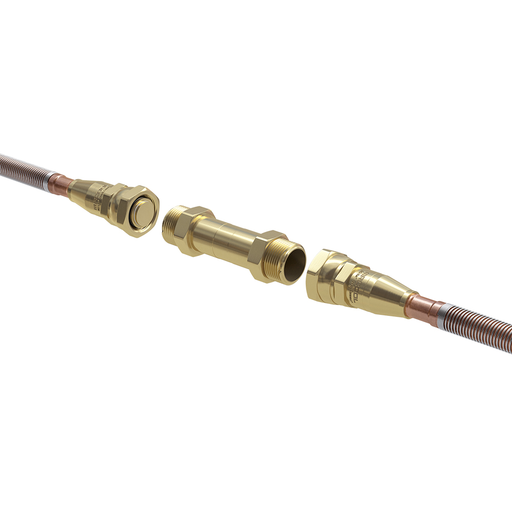 MRCOOL Universal 3/8 and 3/4 Inch Couplers for No-Vac Precharged Line Set