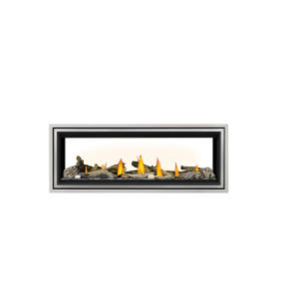 Napoleon Brushed Stainless Steel Surround with Premium Safety Barrier for 50" Vector Series Fireplaces