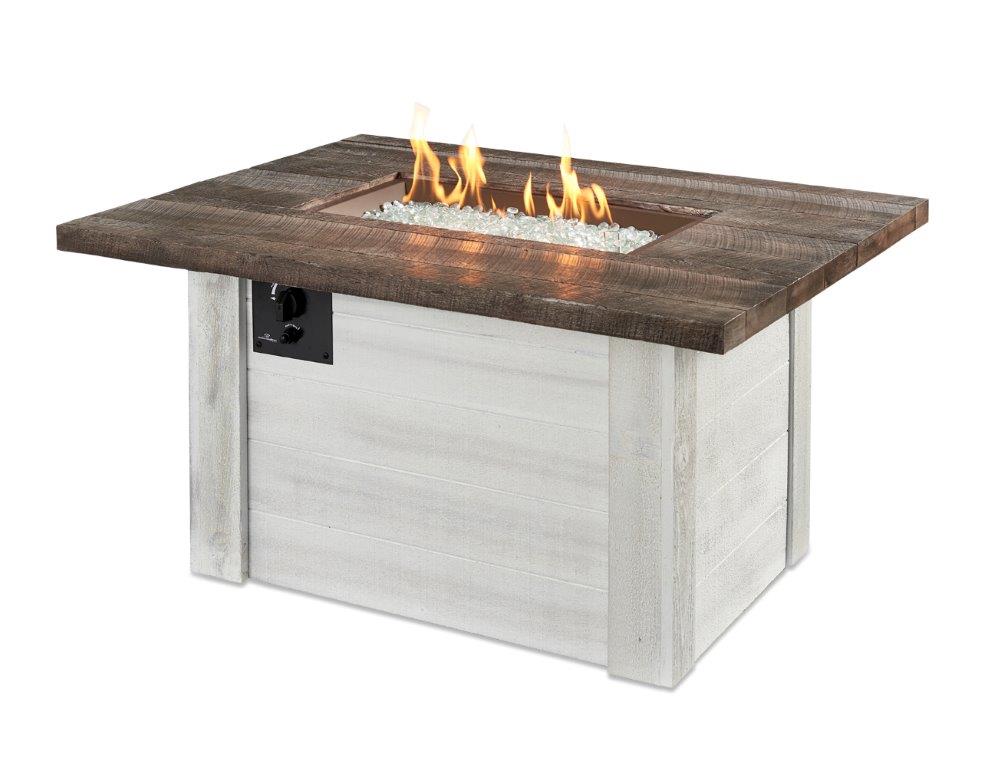 Outdoor Greatroom Company Alcott Rectangular Gas Fire Pit Table