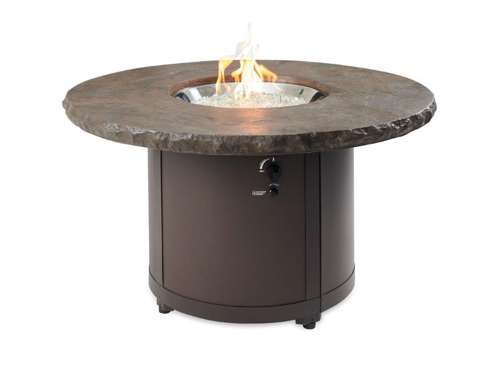 Outdoor Greatroom Company Beacon Chat-Height Gas Fire Pit Table