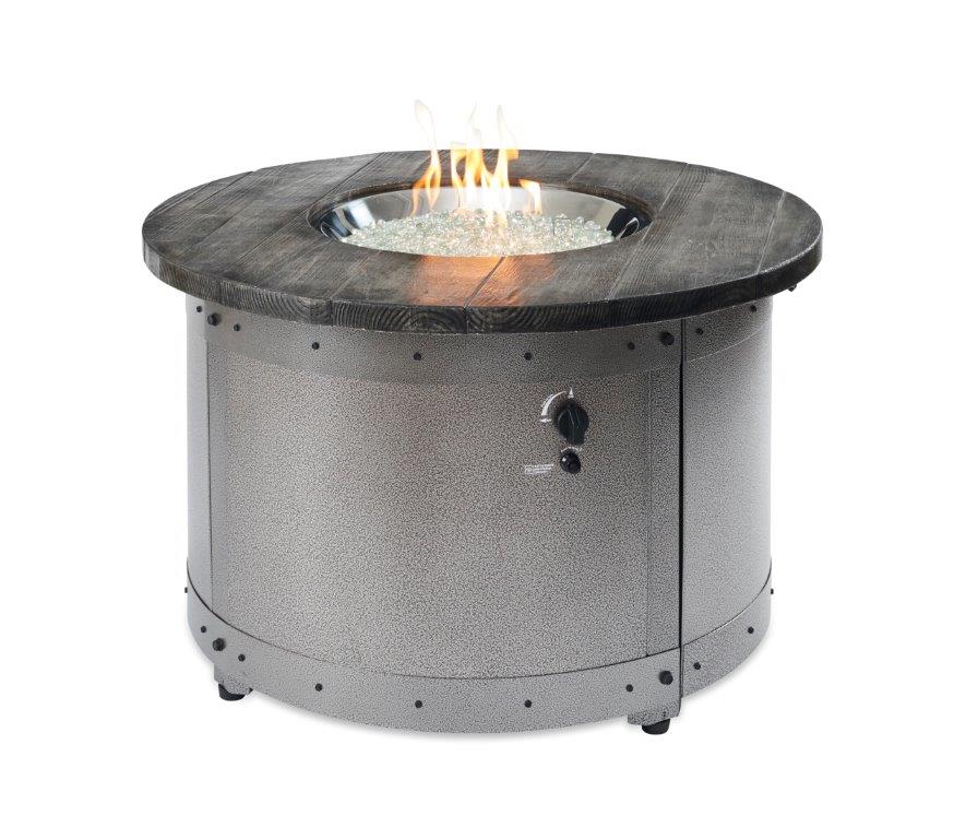 Outdoor Greatroom Company Edison Round Gas Fire Pit Table