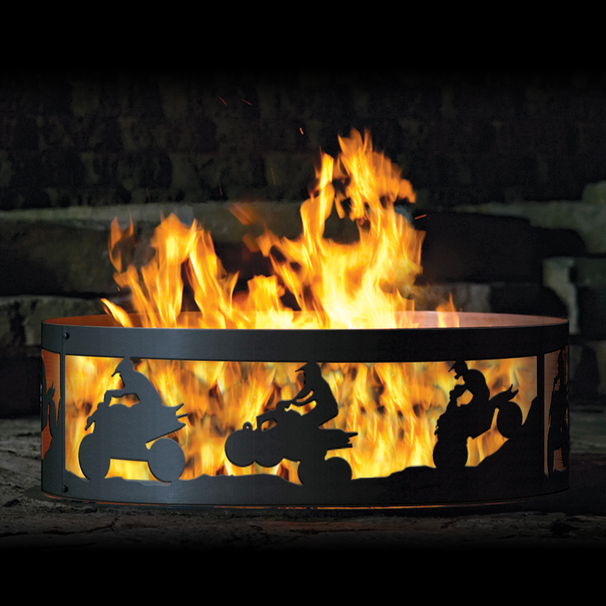 P&D Metal Works ATV Wood Burning Fire Ring