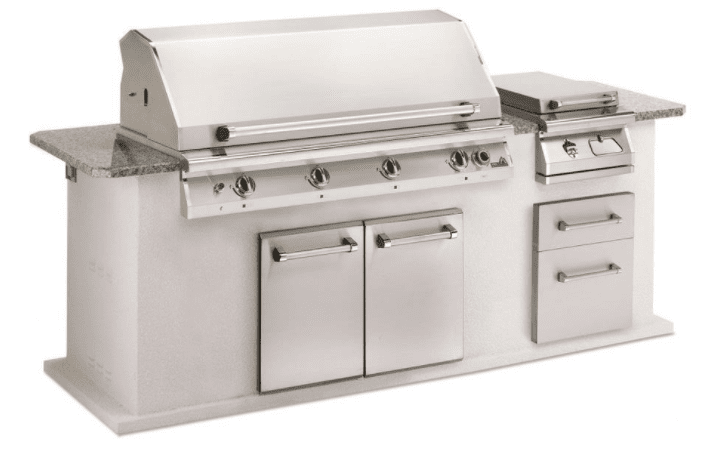 PGS Grills Set of Two Stainless Steel Utility Double Doors for Outdoor Kitchens