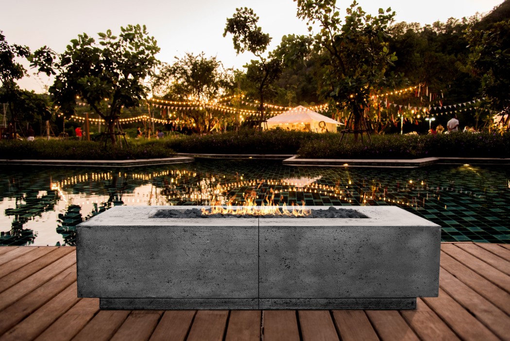 Prism Hardscapes Largo 96 Gas Fire Table