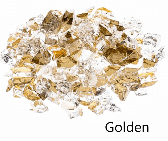 Prism Hardscapes 1/4 Inch Metallic Fire Glass - 10 Pounds
