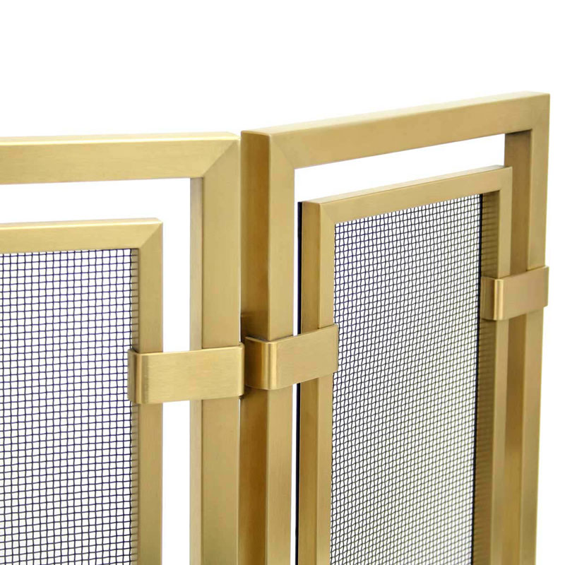 Pilgrim Sinclair Tri Panel Fireplace Screen