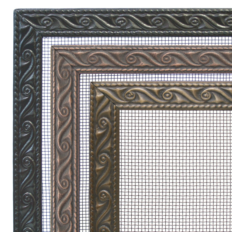 Pilgrim Ballard Embossed Single Panel Fireplace Screen