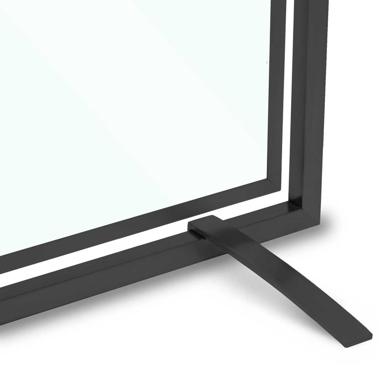 Pilgrim Floating Glass Fireplace Screen