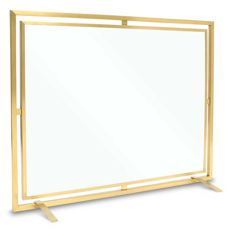 Pilgrim Floating Glass Fireplace Screen