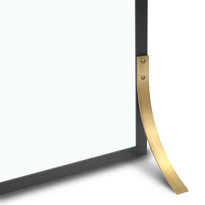 Pilgrim Valiant Glass Fireplace Screen