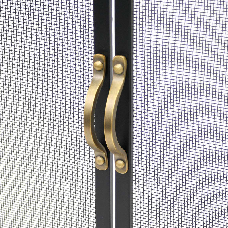 Pilgrim Refined Rivet Mesh Fireplace Screen