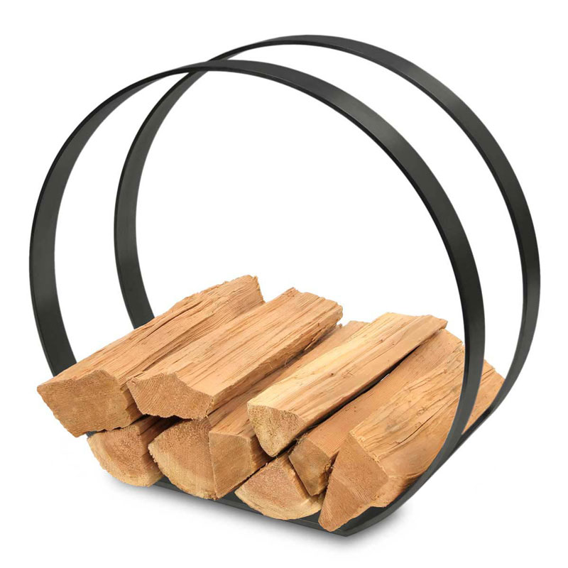 Pilgrim Modern Circular Fireplace Log Holder