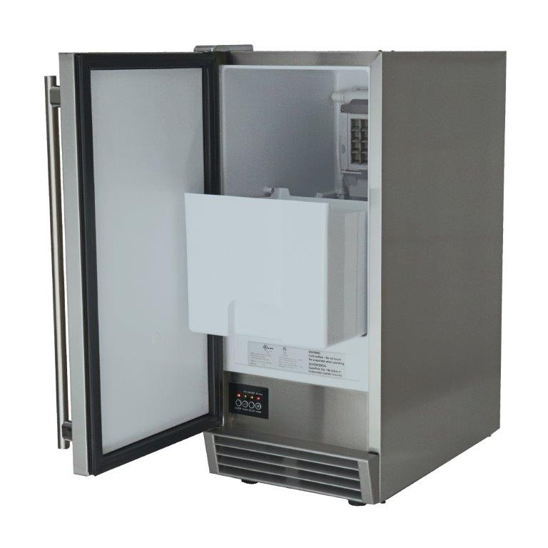 RCS UL-Rated Stainless Steel Ice Maker for Outdoor Kitchens