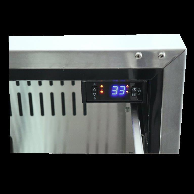 RCS UL-Rated Stainless Steel Two Drawer Refrigerator