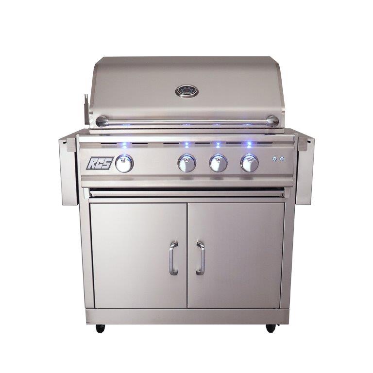 RCS Stainless Steel Cart for 30 Inch Cutlass Pro Grills