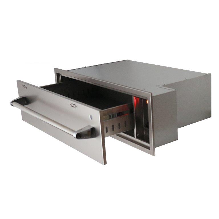 RCS Fully Enclosed Stainless Steel Electric Warming Drawer