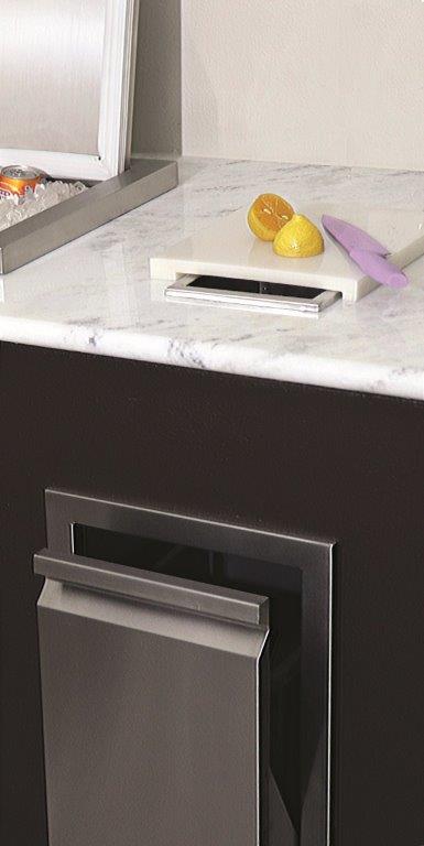 RCS Valiant Series Trash Chute and Cutting Board