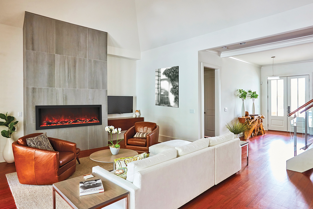 Remii 55 Inch Deep Electric Linear Fireplace