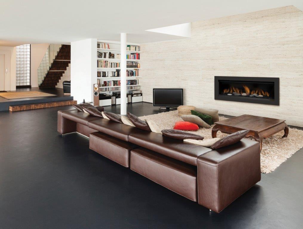 Sierra Flame 65" Direct Vent Linear Gas Fireplace