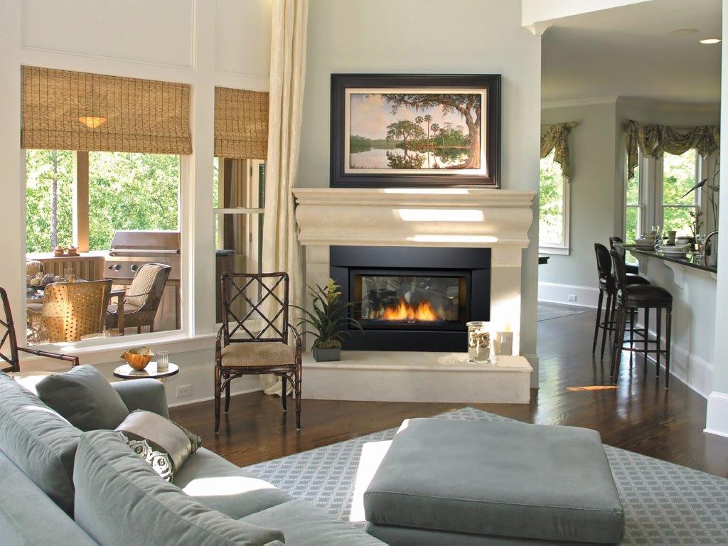 Sierra Flame 36" Palisade Series Direct Vent See-Thru Linear Fireplace