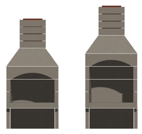 Stone Age Manufacturing 11.5" Standard Fireplace Opening Height Extension Kit - 48" Fireplaces