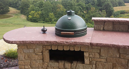 Stone Age Manufacturing Ceramic Kamado Cooker Kit for Outdoor Kitchens