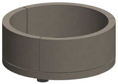 Stone Age Manufacturing 48 Inch Large Round Outdoor Fire Pit Kit