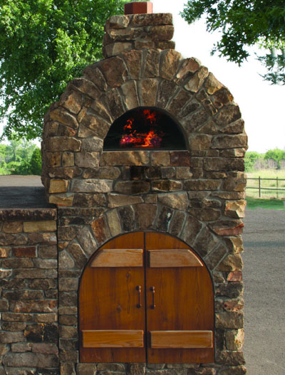 Stone Age Manufacturing 36" Mezzo Masonry Pizza Oven Cabinet with Square Opening