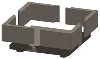 Stone Age Manufacturing 42 Inch Square Outdoor Fire Pit Kit