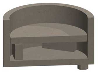 Stone Age Manufacturing 42 Inch Tall Round Outdoor Fire Pit Kit