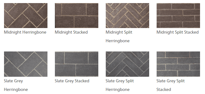 Superior 36 Inch Set of Mosaic Masonry Brick