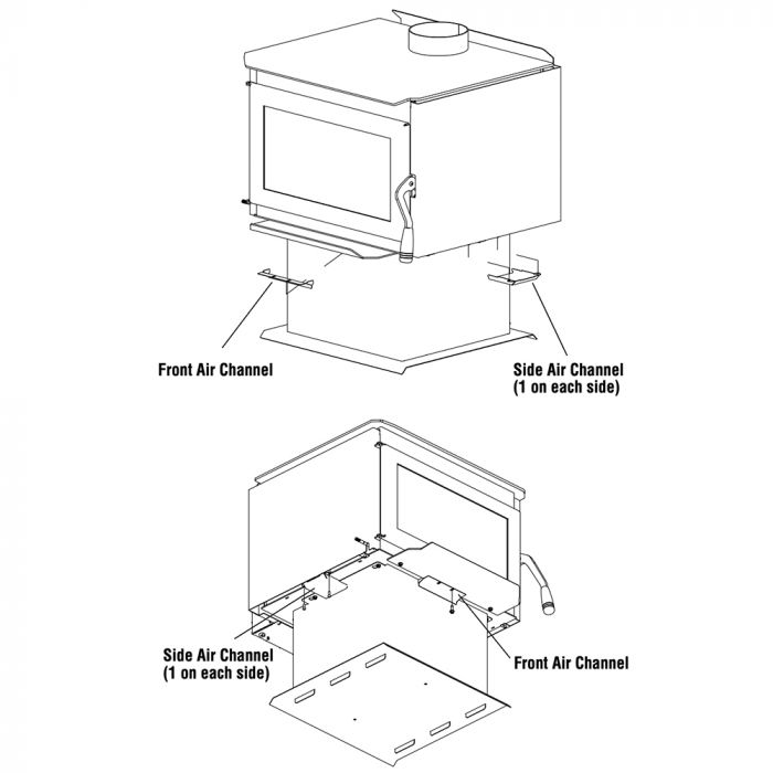 Superior Complete Outside Air Kit for WXS2021 Stoves