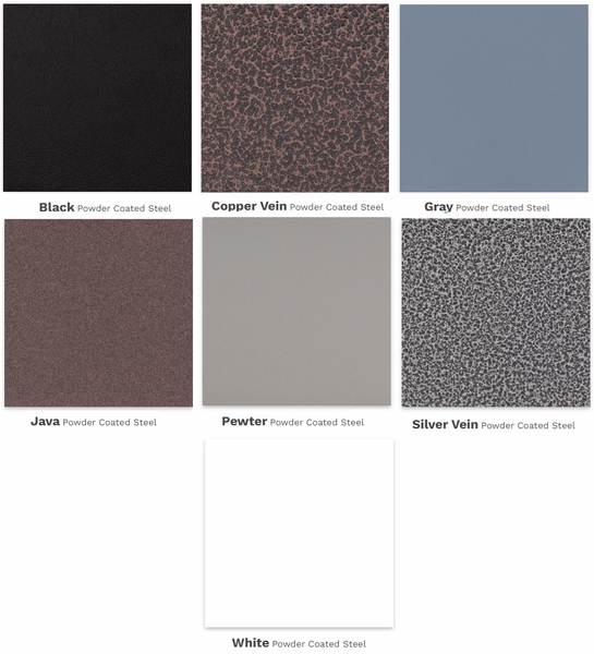 The Outdoor Plus 27 Inch Sedona Powder Coated Gas Fire Bowl