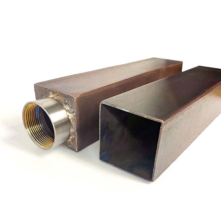 The Outdoor Plus 2 1/2 Inch Copper Mini Box Fountain Scupper