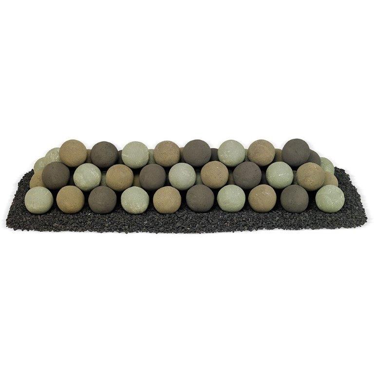 American Fireglass 48 Inch Lite Stone Ball Set