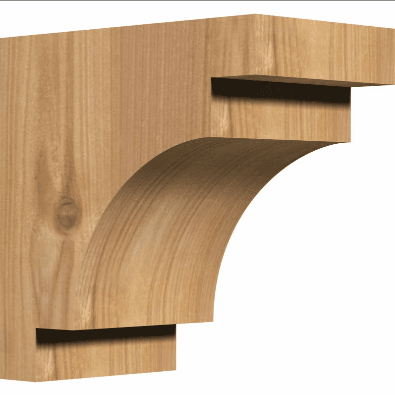 Ekena Millwork 5 1/2 Inch Mediterranean Corbels
