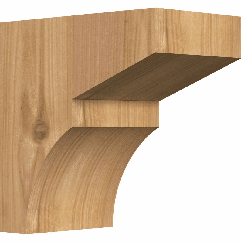 Ekena Millwork 5 1/2 Inch Monterey Corbels