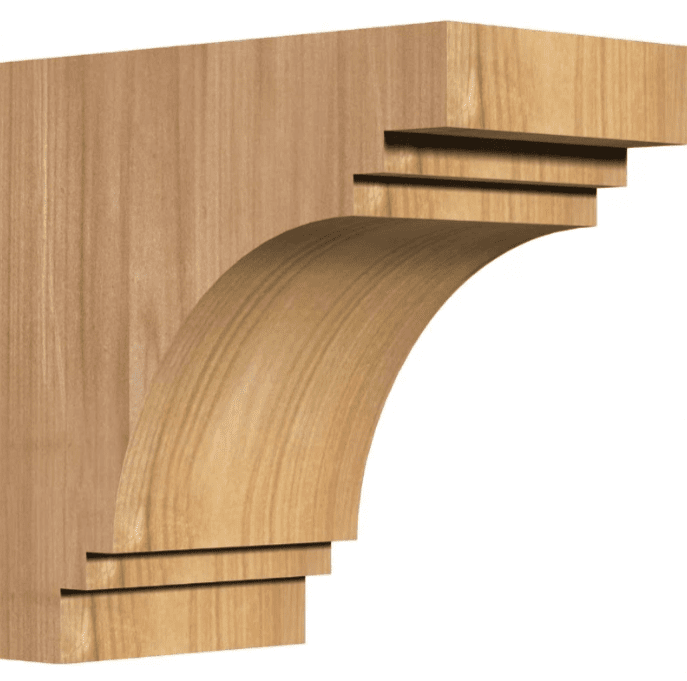 Ekena Millwork 5 1/2 Inch Pescadero Corbels