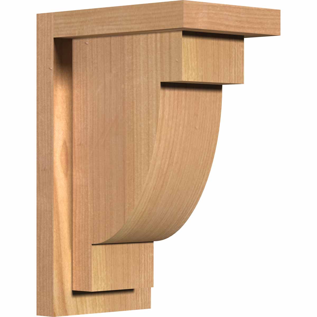 Ekena Millwork 5 1/2 Inch Alpine Corbel with Backplate
