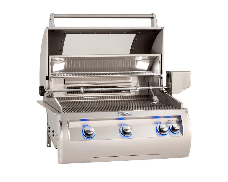Fire Magic E660i Echelon Diamond Built-In Gas Grill Head with Analog Thermometer
