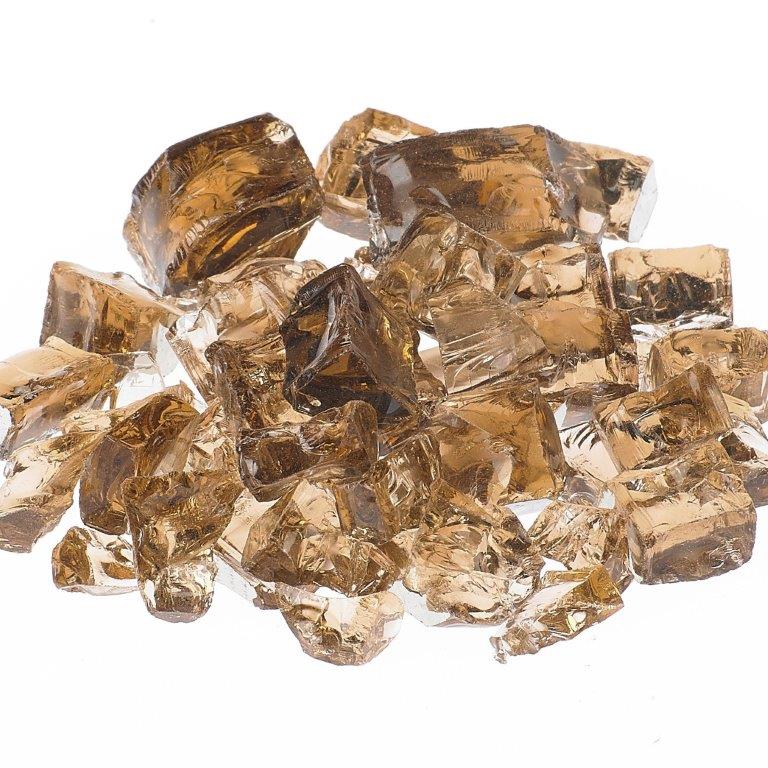 Grand Canyon 1/2 Inch Crushed Reflective Fire Glass - 30 lb