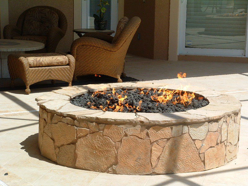 Hearth Products Controls 30" Fire Pit Kit with Penta Burner - Match Lit