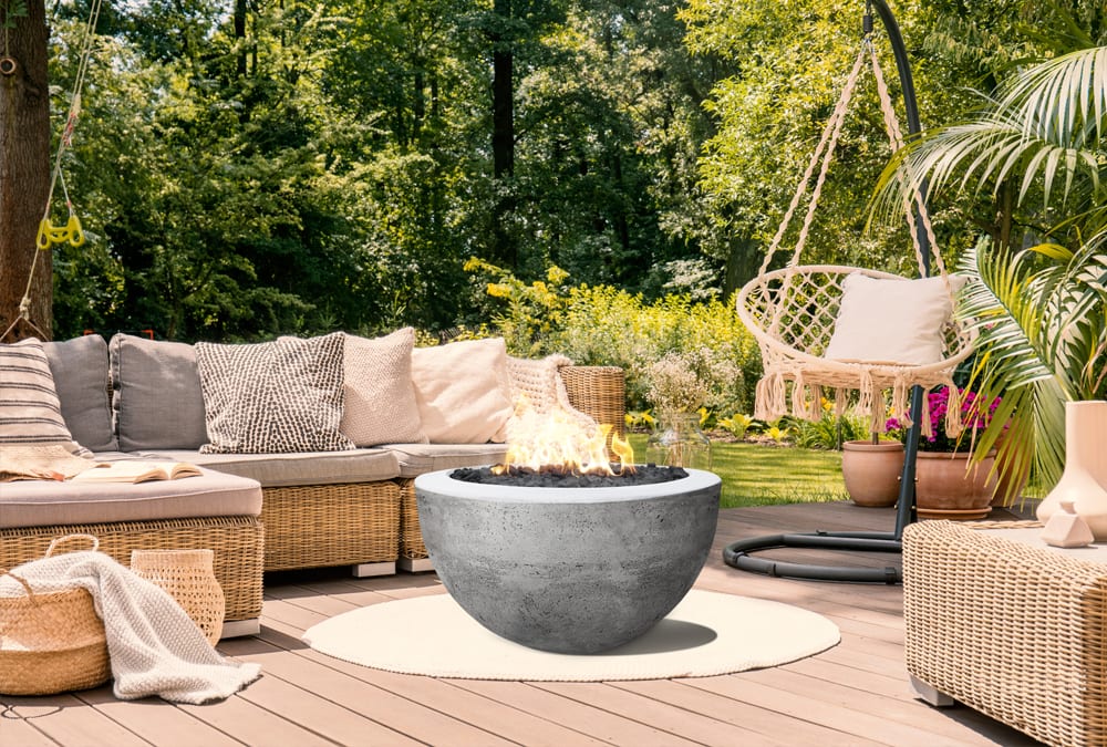 Prism Hardscapes Moderno 3 Gas Fire Bowl