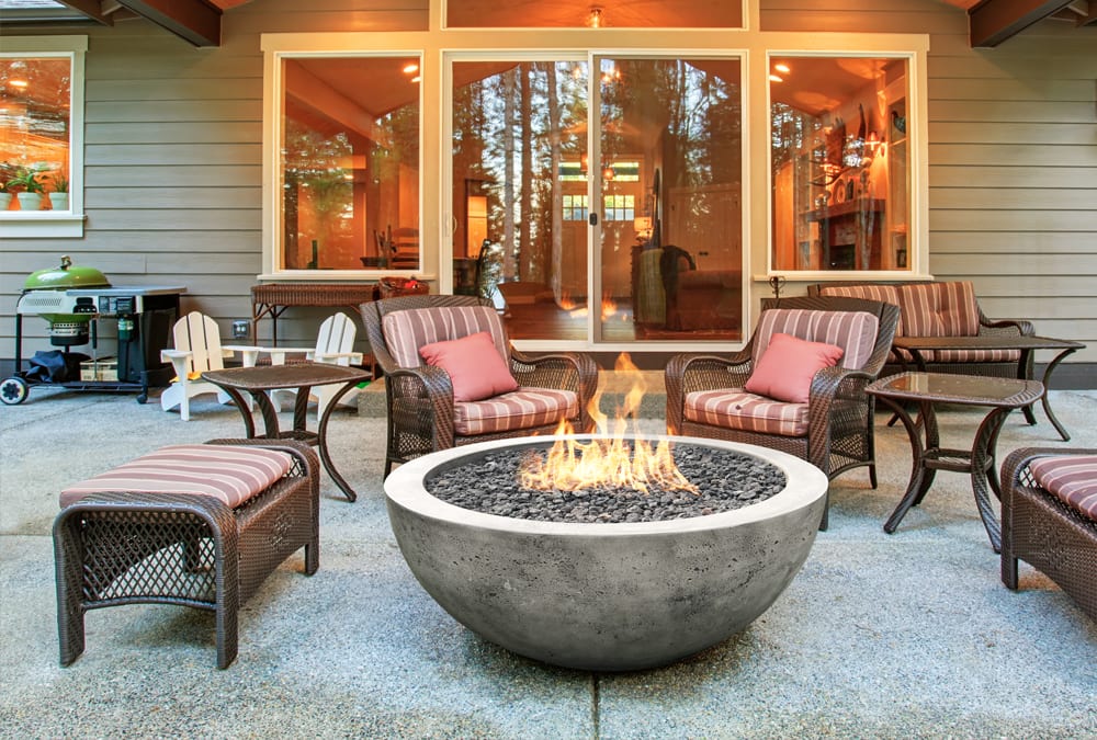 Prism Hardscapes Moderno 4 Gas Fire Bowl