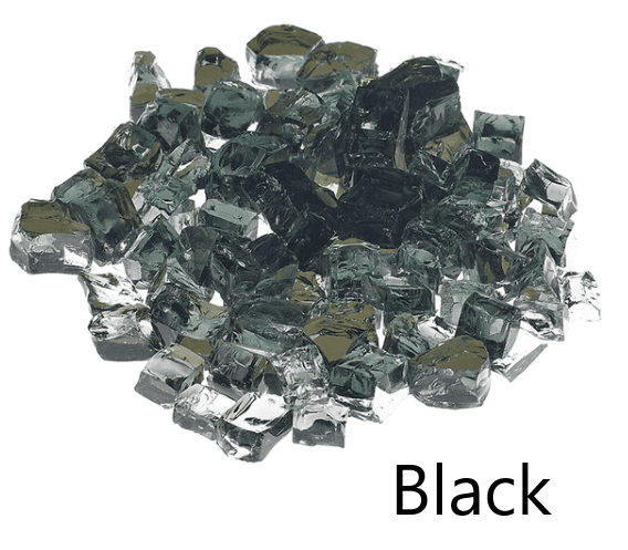 Prism Hardscapes 1/4 Inch Metallic Fire Glass Kit - 30 Pounds