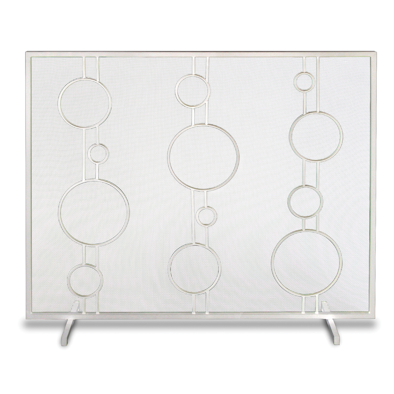 Pilgrim Single Panel Luna Fireplace Screen