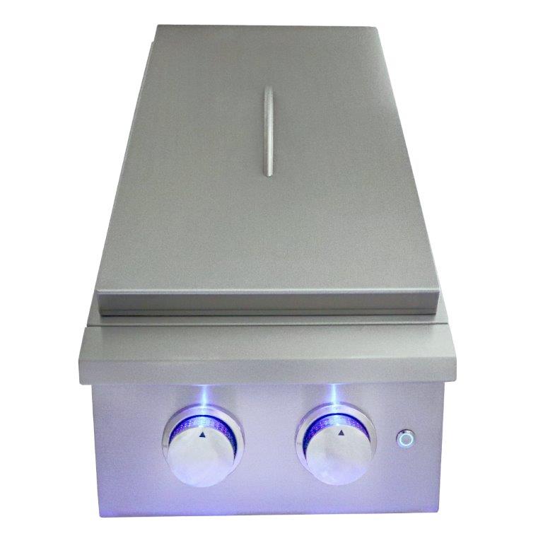 RCS Premier Slide-In Double Side Burner with Blue LED