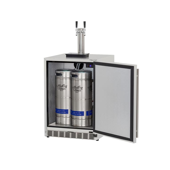 Summerset Deluxe Outdoor Rated Double Tap Kegerator